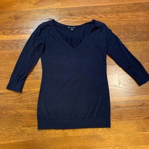 Gap - Navy 3/4 Sleeve Sweater Top